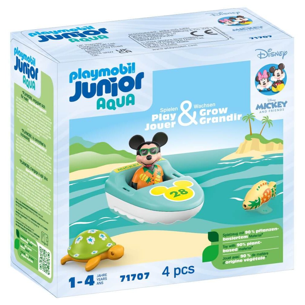 TUR CU BARCA LUI MICKEY - PLAYMOBIL JUNIOR AQUA & DISNEY (PM71707)