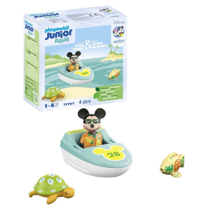 TUR CU BARCA LUI MICKEY - PLAYMOBIL JUNIOR AQUA & DISNEY (PM71707)