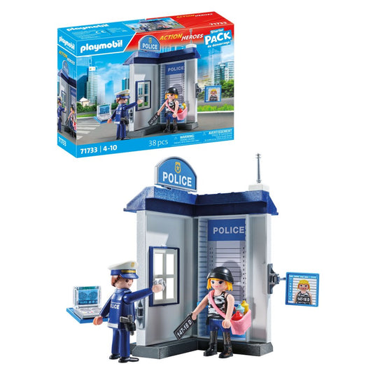 SET STARTER CAMERA DE INTEROGATORIU - PLAYMOBIL ACTION HEROES  (PM71733)