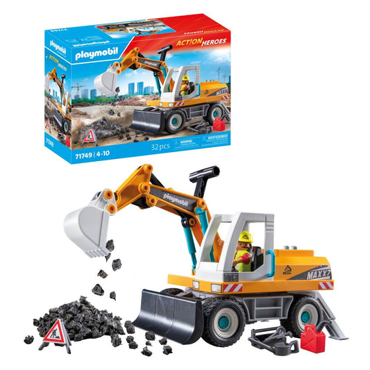 EXCAVATOR MARE PLAYMOBIL - PLAYMOBIL ACTION HEROES  (PM71749)