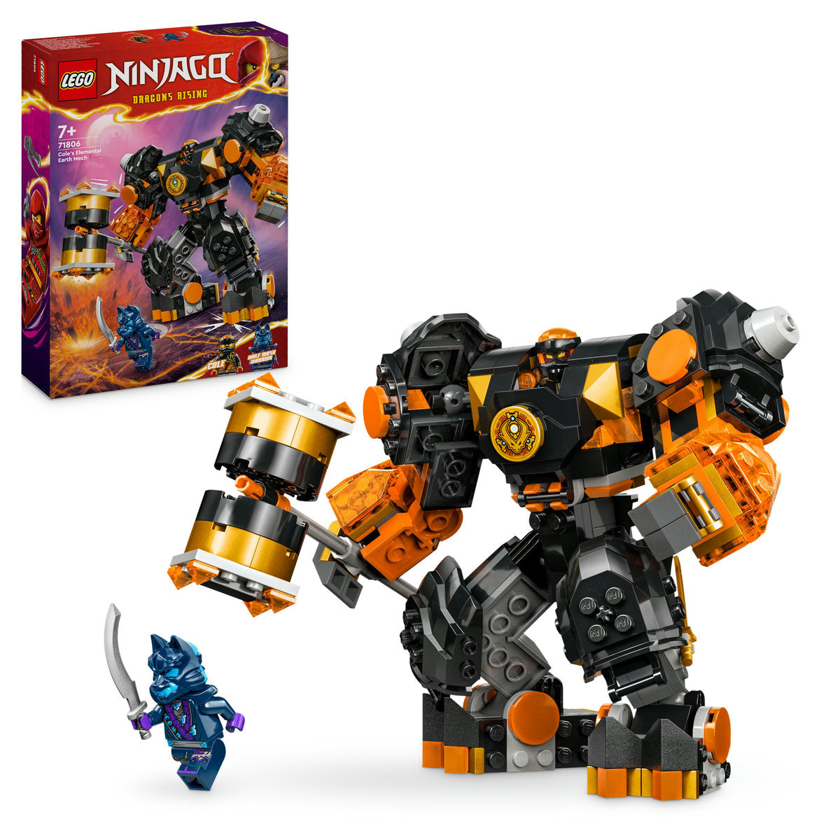 ROBOTUL DE PAMANT AL LUI COLE - LEGO NINJAGO (71806)