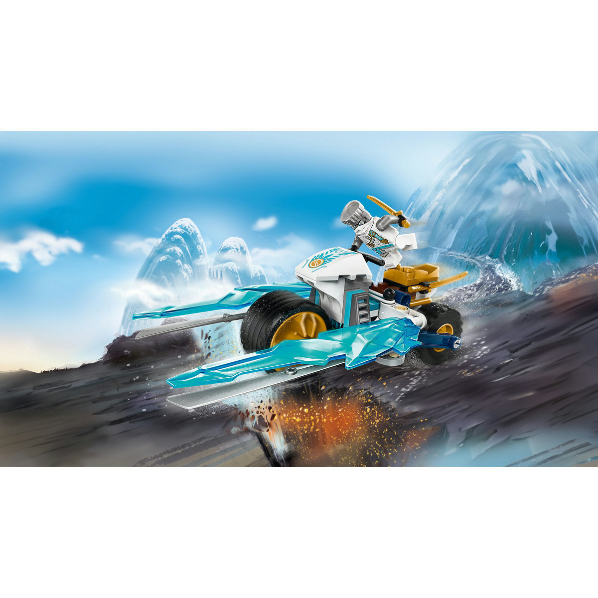 MOTOCICLETA DE GHEATA A LUI ZANE - LEGO NINJAGO (71816)