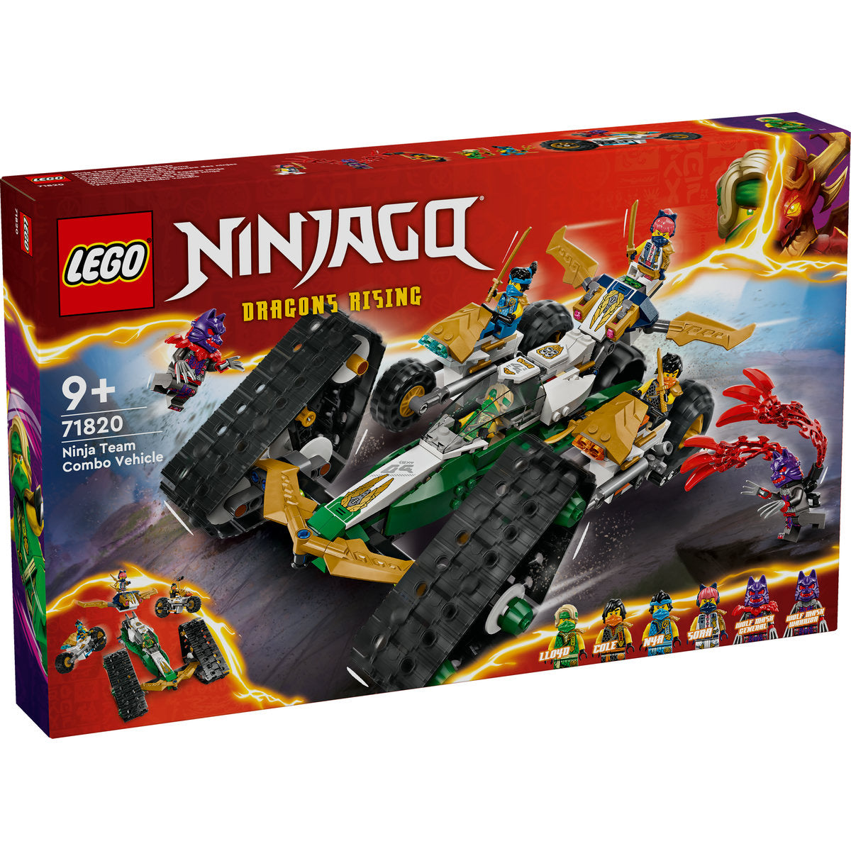 VEHICUL COMBINAT AL ECHIPEI NINJA - LEGO NINJAGO (71820)