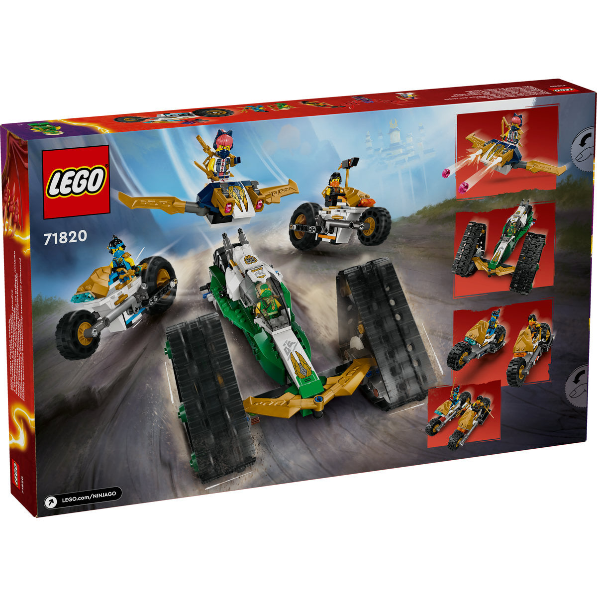 VEHICUL COMBINAT AL ECHIPEI NINJA - LEGO NINJAGO (71820)