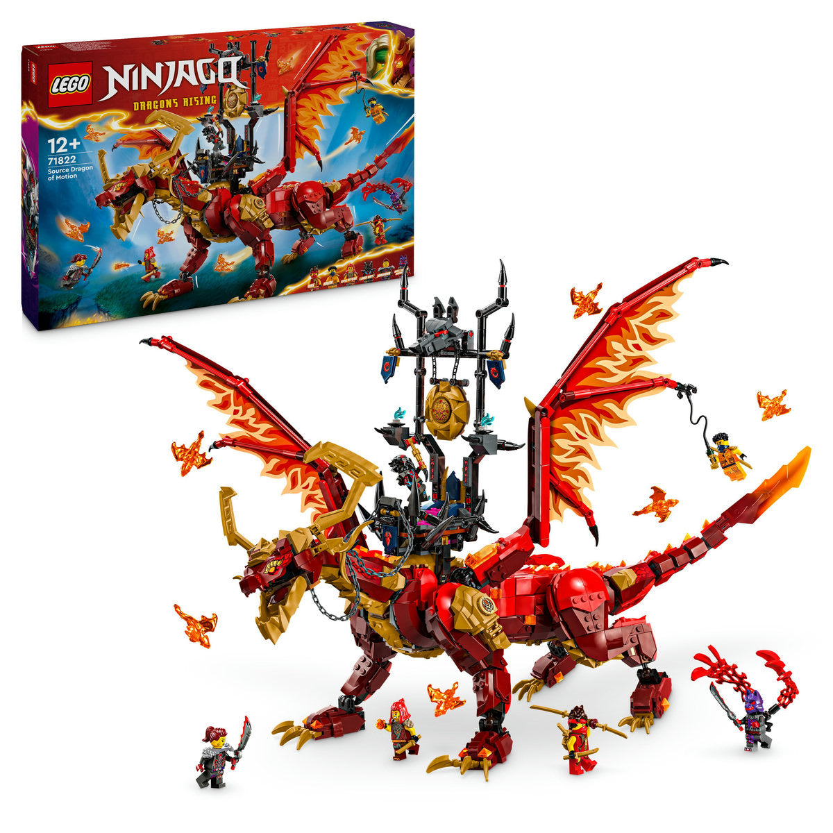 DRAGONUL-SURSA AL MISCARII - LEGO NINJAGO (71822)