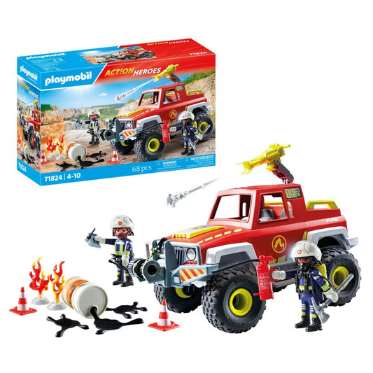 CAMION DE POMPIERI PLAYMOBIL - PLAYMOBIL ACTION HEROES  (PM71824)