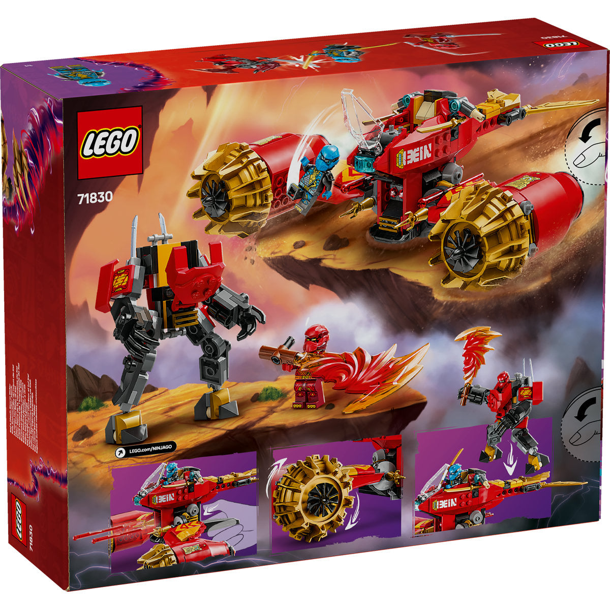 VEHICULUL-ROBOT ZBURATOR AL LUI KAI - LEGO NINJAGO (71830)