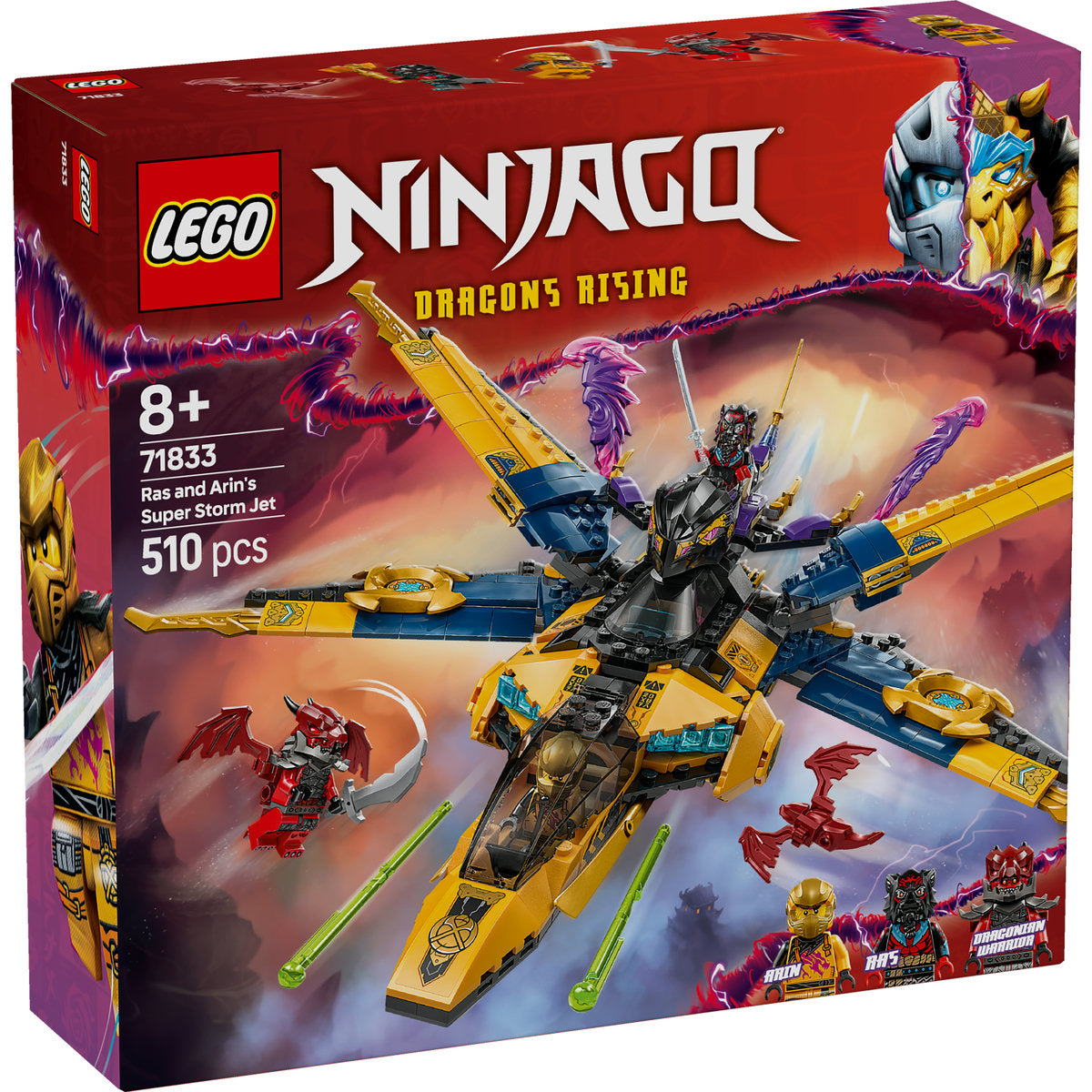 SUPERAVIONUL CU REACTIE AL LUI RAS SI ARIN - LEGO NINJAGO (71833)