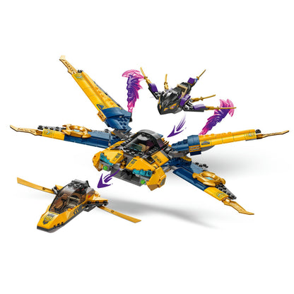 SUPERAVIONUL CU REACTIE AL LUI RAS SI ARIN - LEGO NINJAGO (71833)