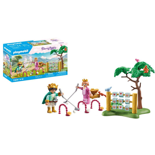 GRADINA CASTELULUI CU JOCURI REGALE - PLAYMOBIL PRINCESS MAGIC  (PM71849)