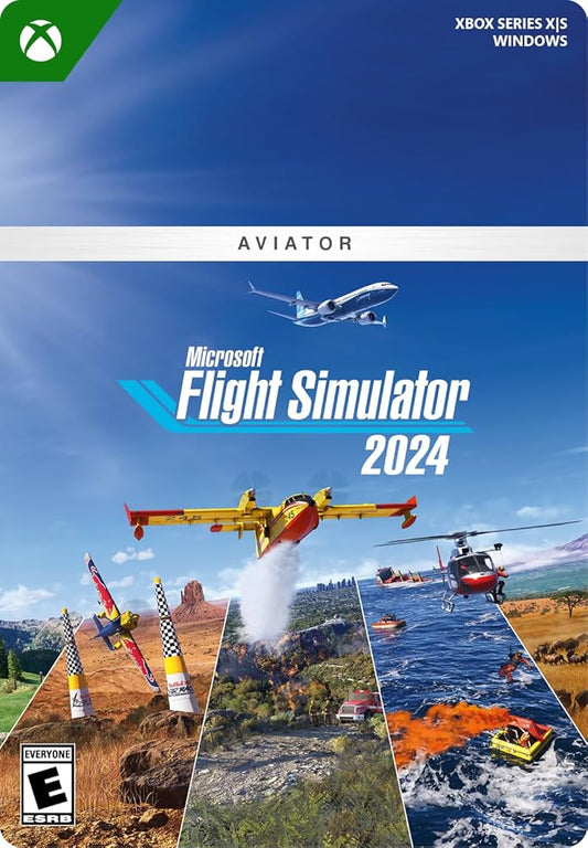 MICROSOFT FLIGHT SIMULATOR 2024 (AVIATOR EDITION) (PC / XBOX) - XBOX LIVE - MULTILANGUAGE - WORLDWIDE