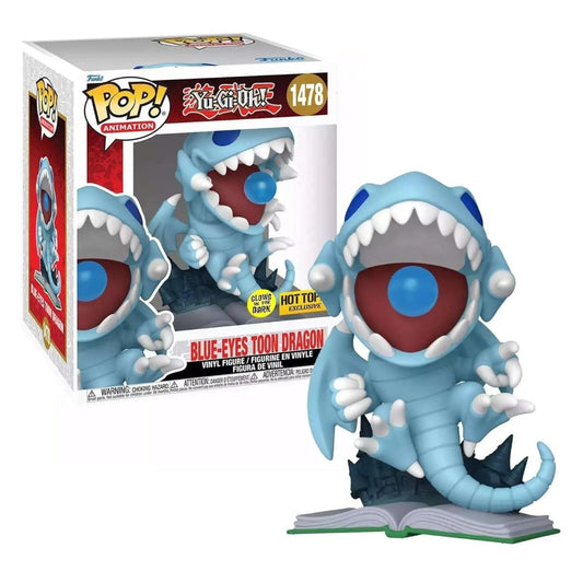 FUNKO POP SUPER: YU-GI-OH- BLUE-EYES TOON DRAGON(ATTACK)(GW) - FUNKO (74713)