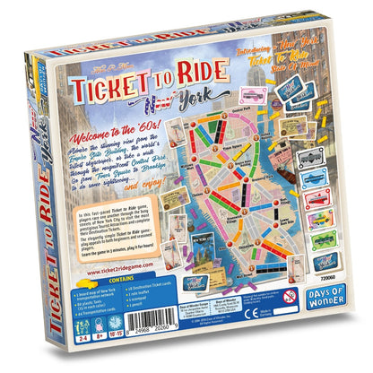 JOC DE SOCIETATE TICKET TO RIDE NEW YORK, LIMBA ENGLEZA - DAYS OF WONDER (720060)