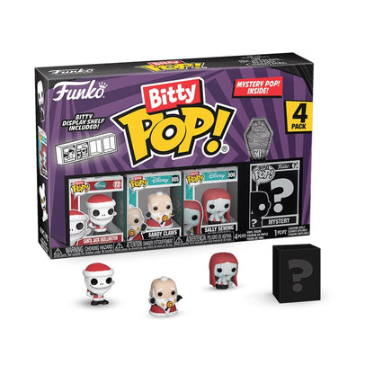 FUNKO BITTY POP: TNBC- SANTA JACK 4PK - FUNKO (73022)