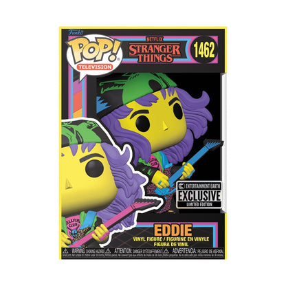 FUNKO POP TV: ST S4- HUNTER EDDIE W/GUITAR??(BLKLT) - FUNKO (74604)