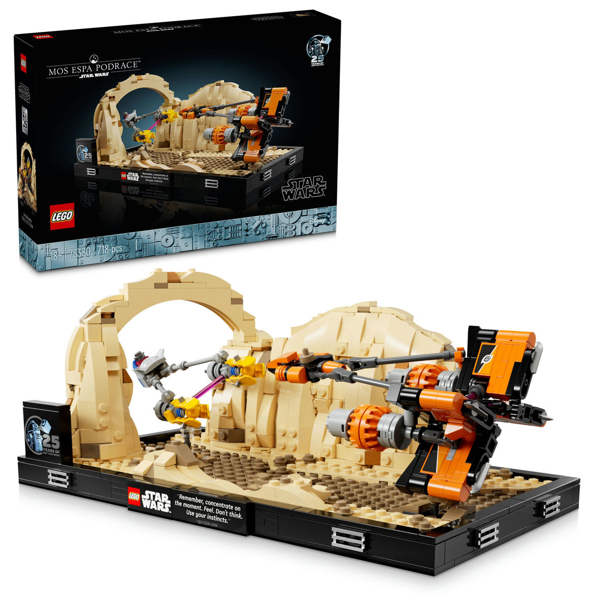 DIORAMA CURSA DIN MOS ESPA - LEGO STAR WARS (75380)