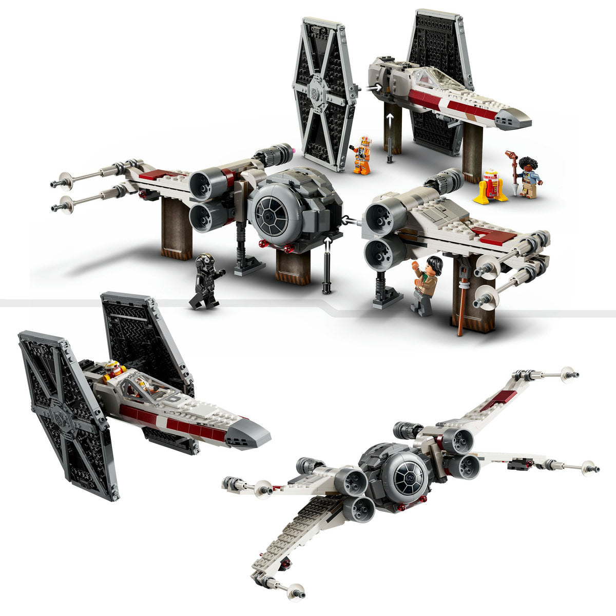 HIBRID TIE FIGHTER SI X-WING - LEGO STAR WARS (75393)