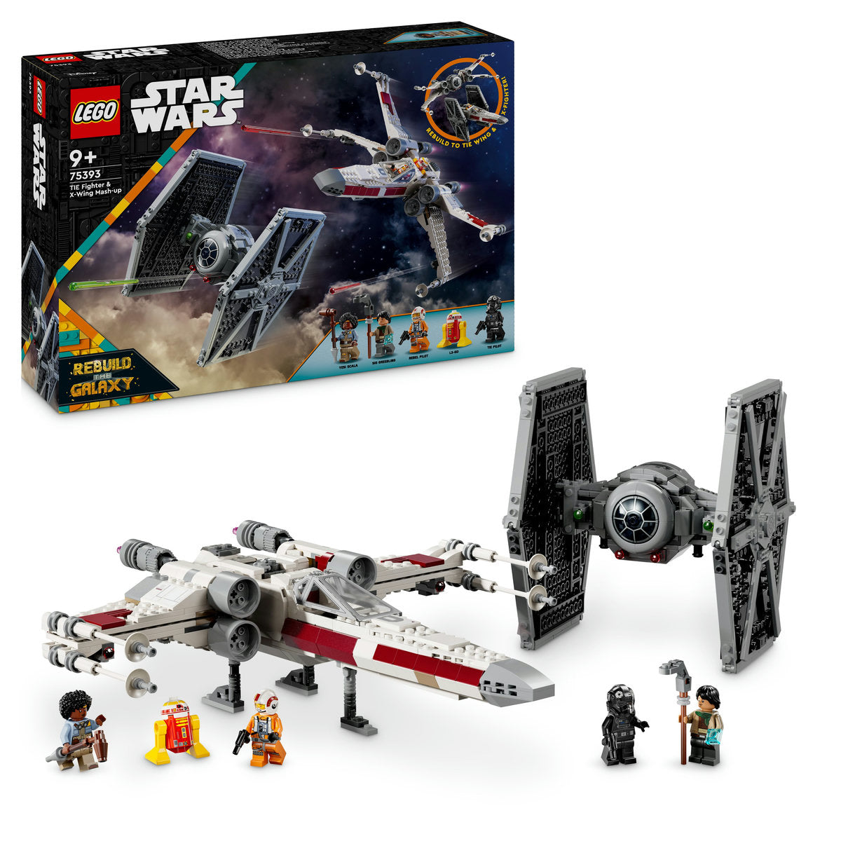 HIBRID TIE FIGHTER SI X-WING - LEGO STAR WARS (75393)