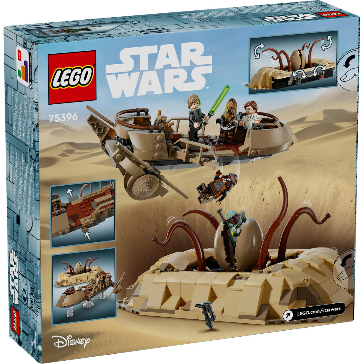 SCHIF DE DESERT SI GROAPA LUI SARLACC - LEGO STAR WARS (75396)