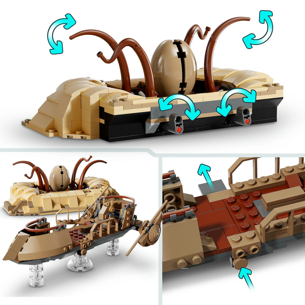 SCHIF DE DESERT SI GROAPA LUI SARLACC - LEGO STAR WARS (75396)