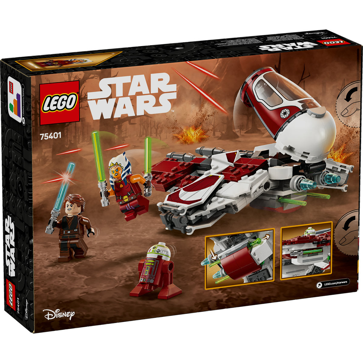 NAVA INTERCEPTOR™ JEDI A LUI AHSOKA - LEGO STAR WARS (75401)