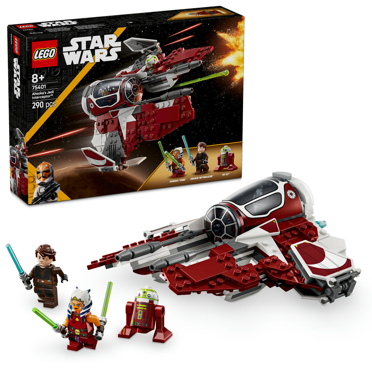 NAVA INTERCEPTOR™ JEDI A LUI AHSOKA - LEGO STAR WARS (75401)