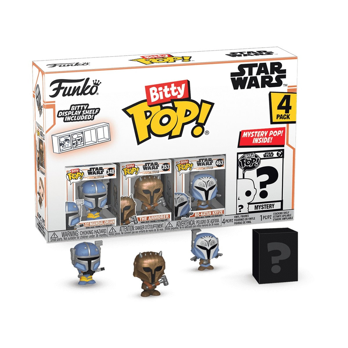 FUNKO BITTY POP: MANDALORIAN- HEAVY MANDALORIAN 4PK - FUNKO (75451)