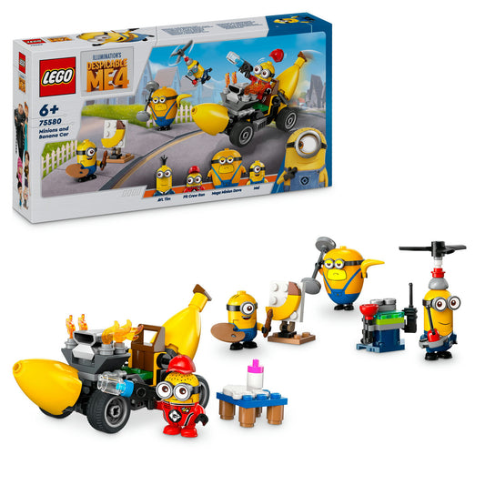 MINIONII SI MASINA-BANANA - LEGO MINIONS (75580)