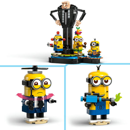 GRU SI MINIONII DIN CARAMIZI - LEGO MINIONS (75582)