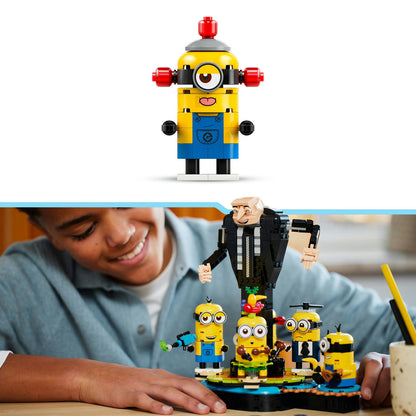 GRU SI MINIONII DIN CARAMIZI - LEGO MINIONS (75582)