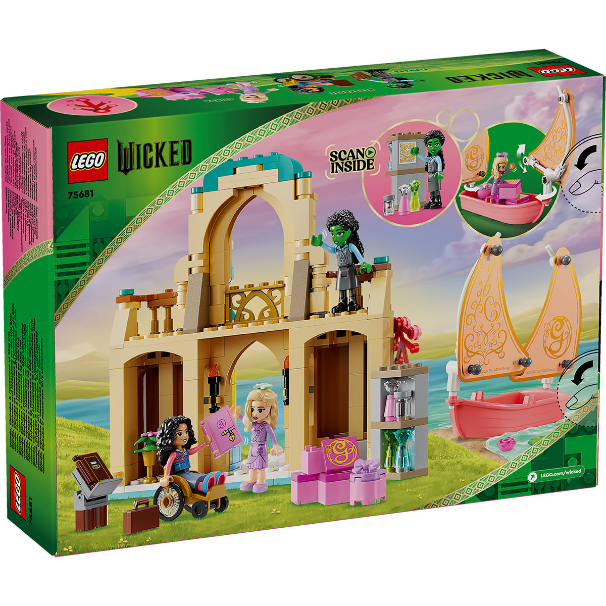 GLINDA, ELPHABA SI NESSAROSE LA UNIVERSITATEA SHIZ - LEGO WICKED (75681)