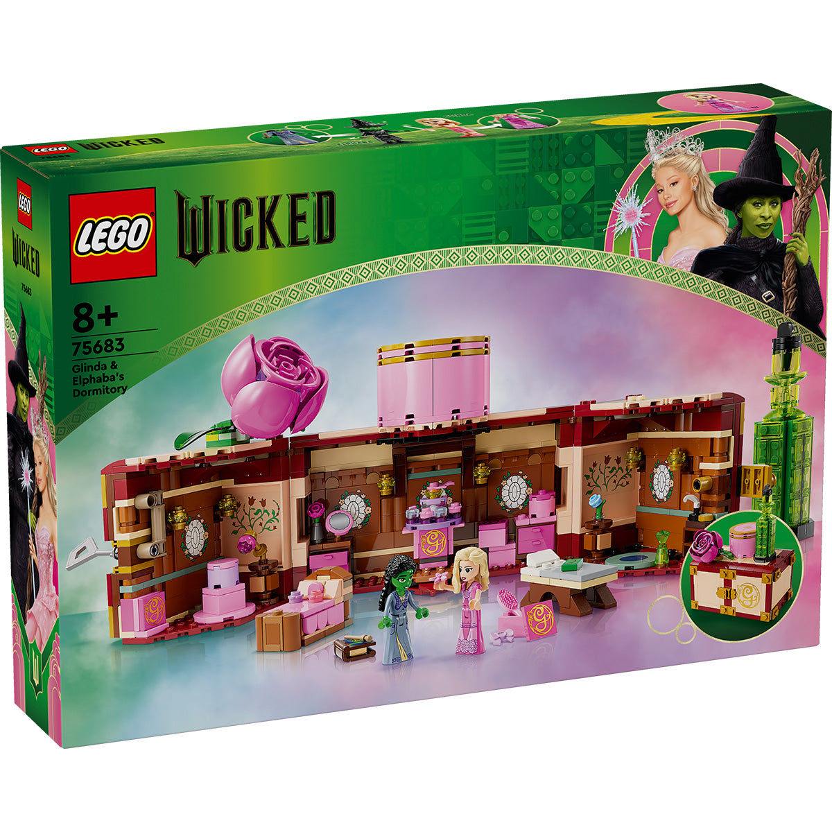 CAMERA DE CAMIN A GLINDEI SI A ELPHABEI - LEGO WICKED (75683)