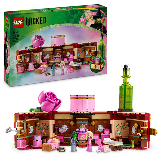 CAMERA DE CAMIN A GLINDEI SI A ELPHABEI - LEGO WICKED (75683)