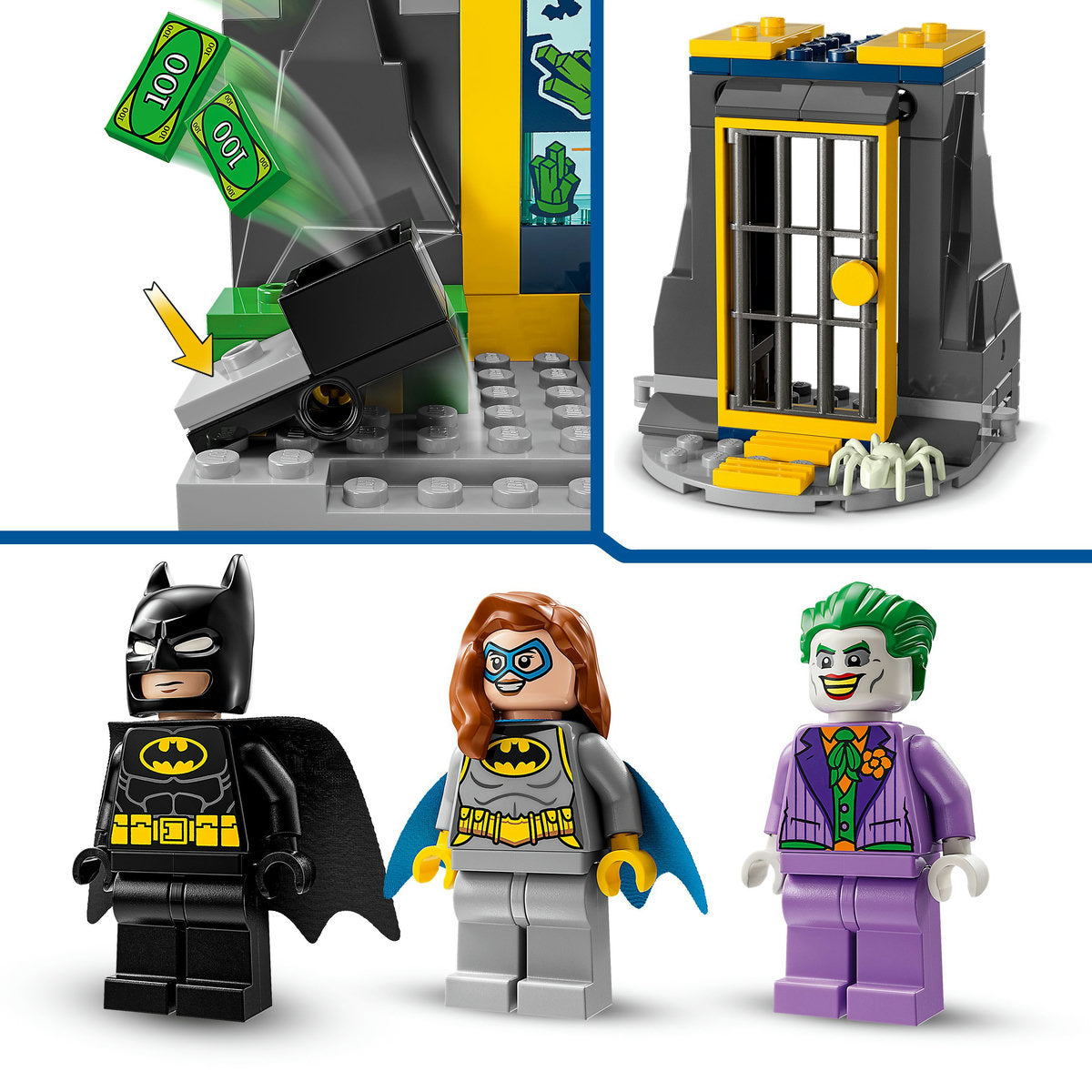 BATCAVE™ CU BATMAN™, BATGIRL™ SI JOKER™ - LEGO DC SUPER HEROES (76272)