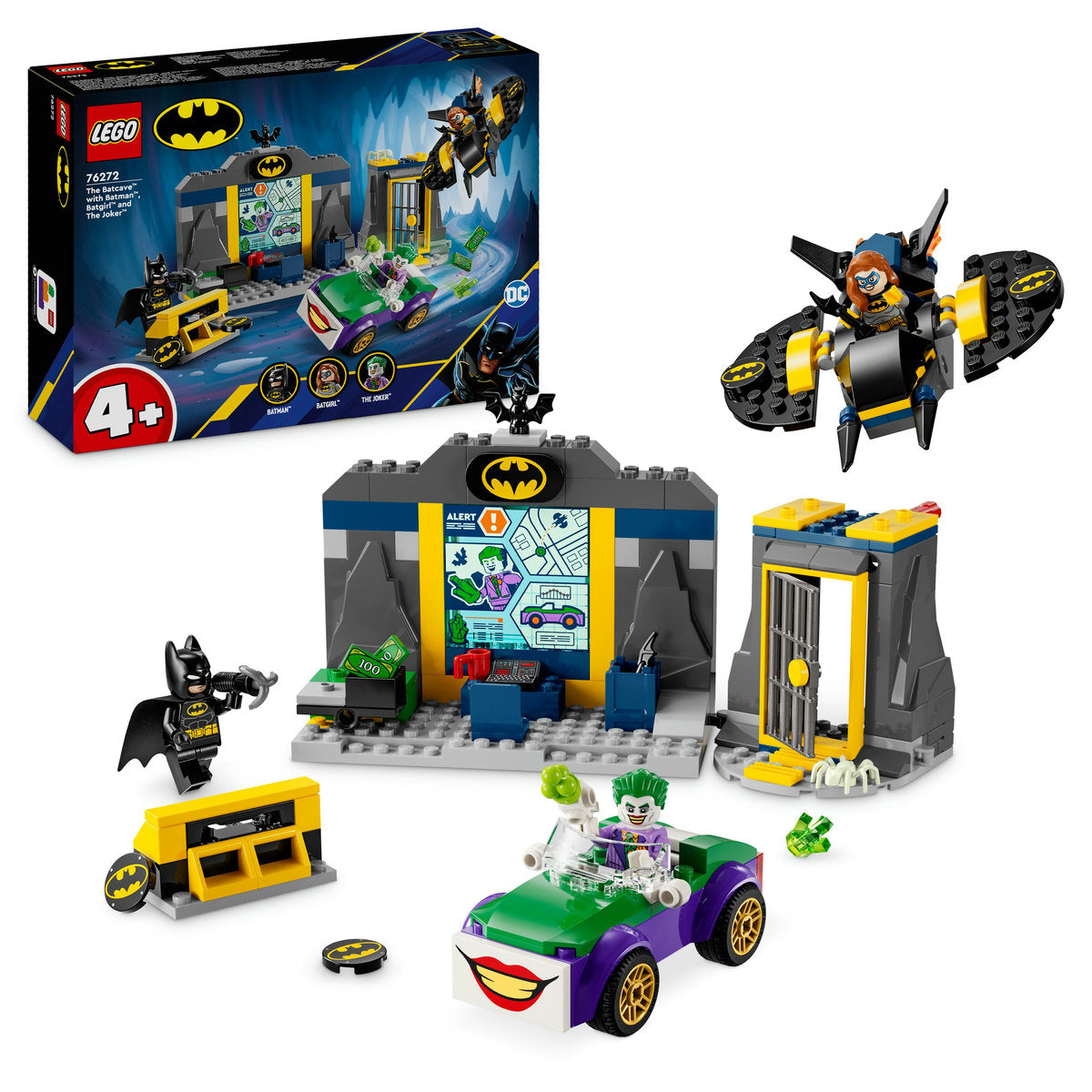 BATCAVE™ CU BATMAN™, BATGIRL™ SI JOKER™ - LEGO DC SUPER HEROES (76272)