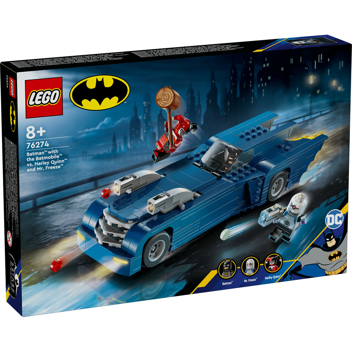 BATMAN™ CU  BATMOBILE™ VS HARLEY QUINN™ SI MR. FREEZE™ - LEGO DC SUPER HEROES (76274)