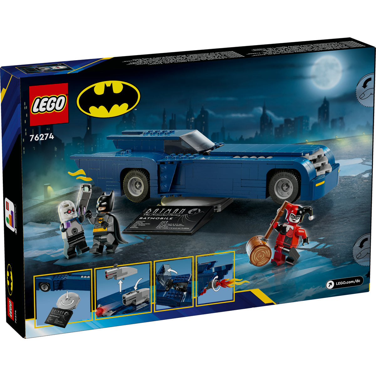 BATMAN™ CU  BATMOBILE™ VS HARLEY QUINN™ SI MR. FREEZE™ - LEGO DC SUPER HEROES (76274)