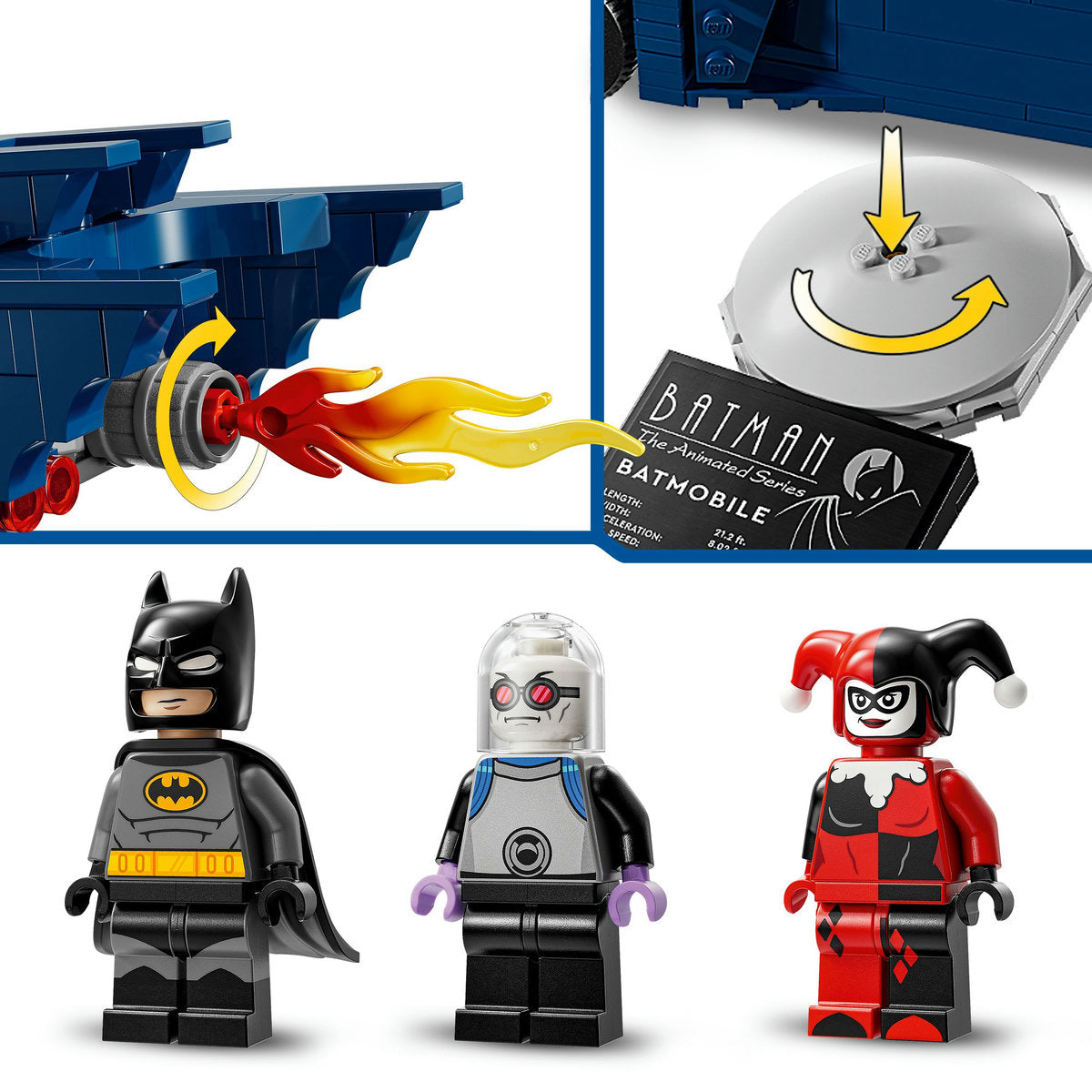 BATMAN™ CU  BATMOBILE™ VS HARLEY QUINN™ SI MR. FREEZE™ - LEGO DC SUPER HEROES (76274)