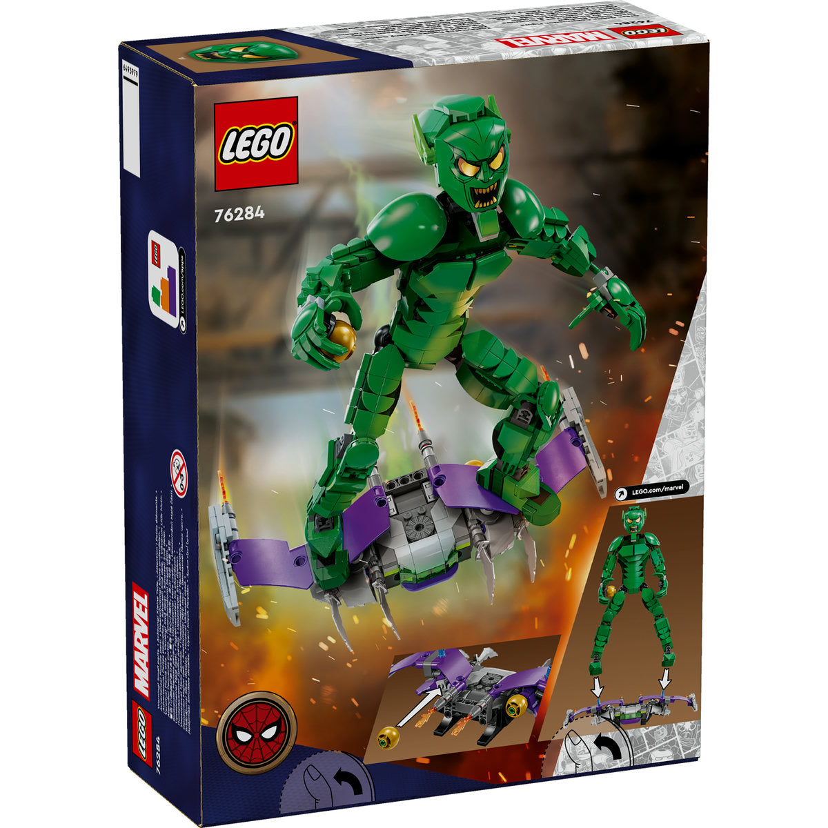 FIGURINA DE CONSTRUCTIE GREEN GOBLIN - LEGO MARVEL SUPER HEROES (76284)