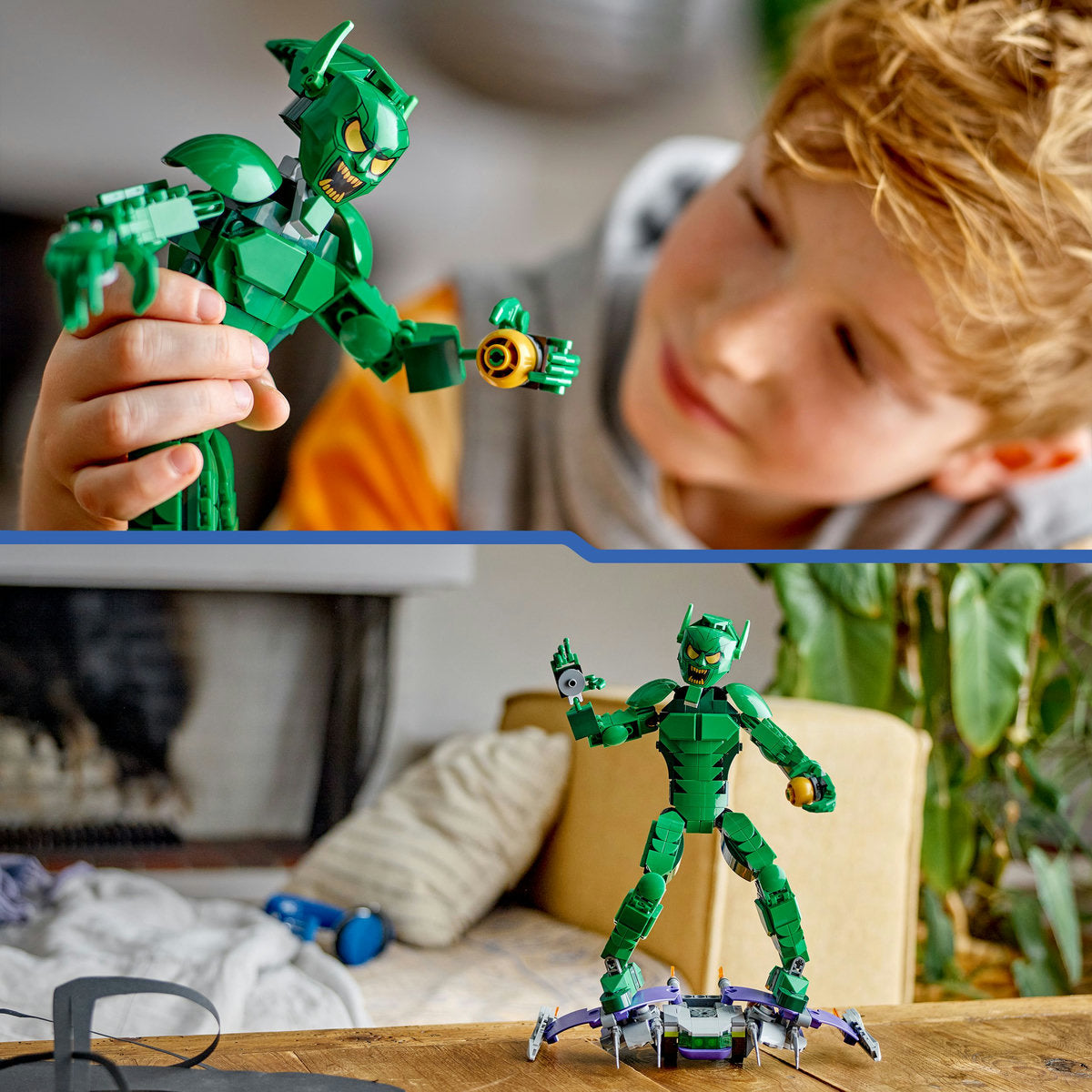 FIGURINA DE CONSTRUCTIE GREEN GOBLIN - LEGO MARVEL SUPER HEROES (76284)