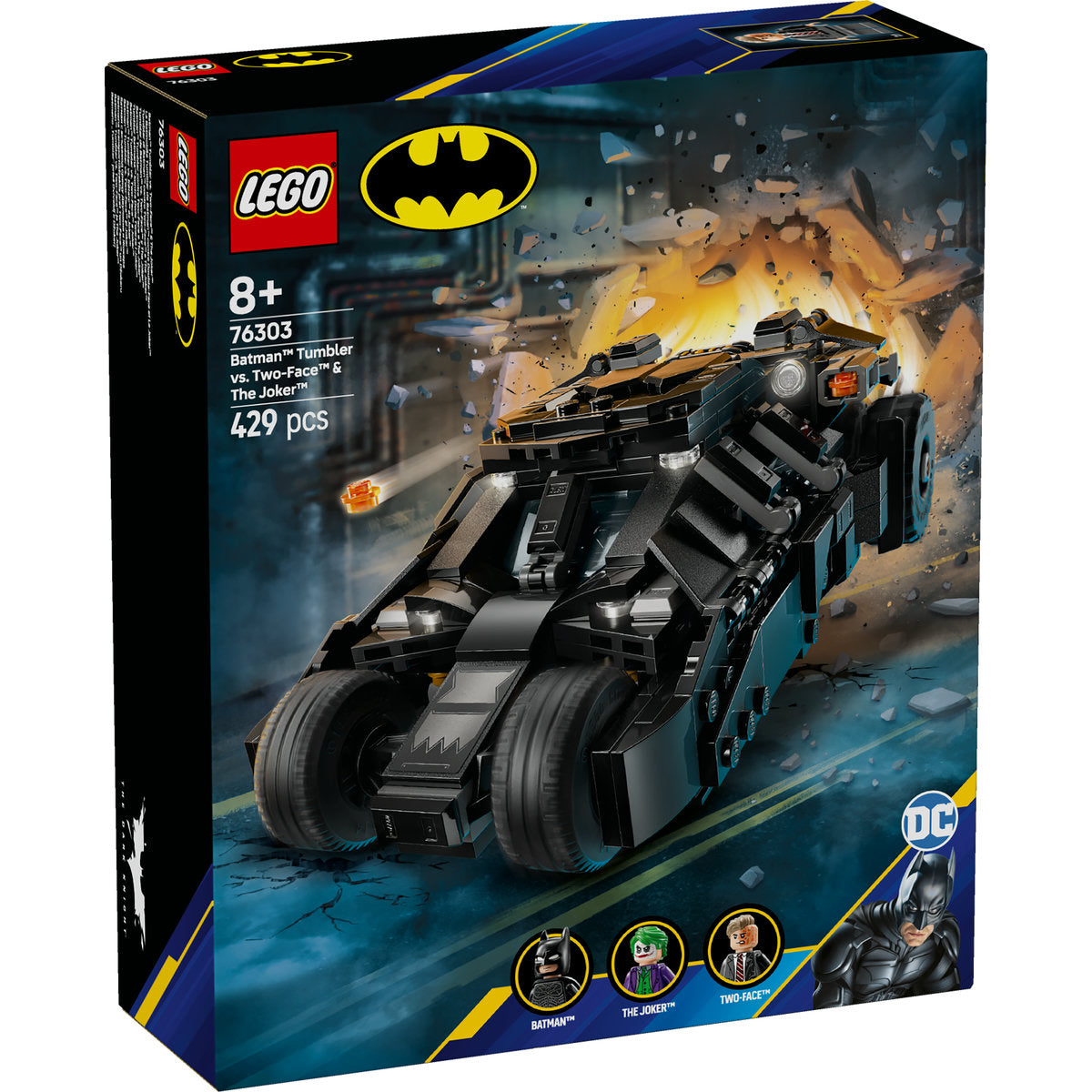 BATMAN™ TUMBLER VS. TWO-FACE™ SI JOKER™ - LEGO DC SUPER HEROES (76303)