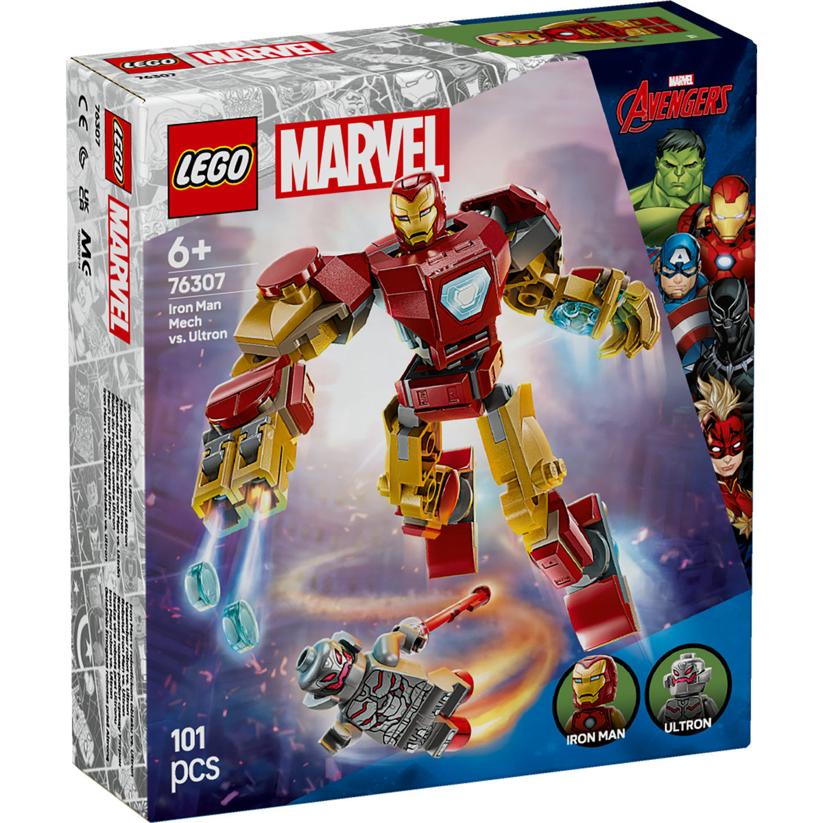 ROBOTUL IRON MAN VS. ULTRON - LEGO MARVEL SUPER HEROES (76307)