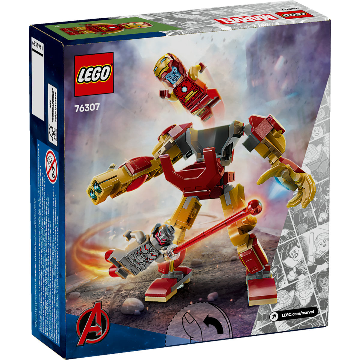 ROBOTUL IRON MAN VS. ULTRON - LEGO MARVEL SUPER HEROES (76307)