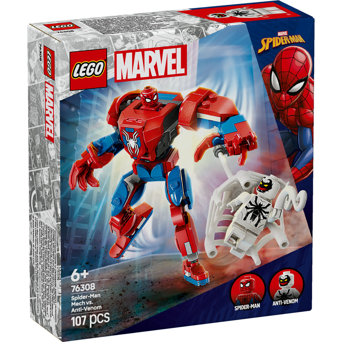 ROBOTUL OMUL PAIANJEN VS. ANTI-VENOM - LEGO MARVEL SUPER HEROES (76308)