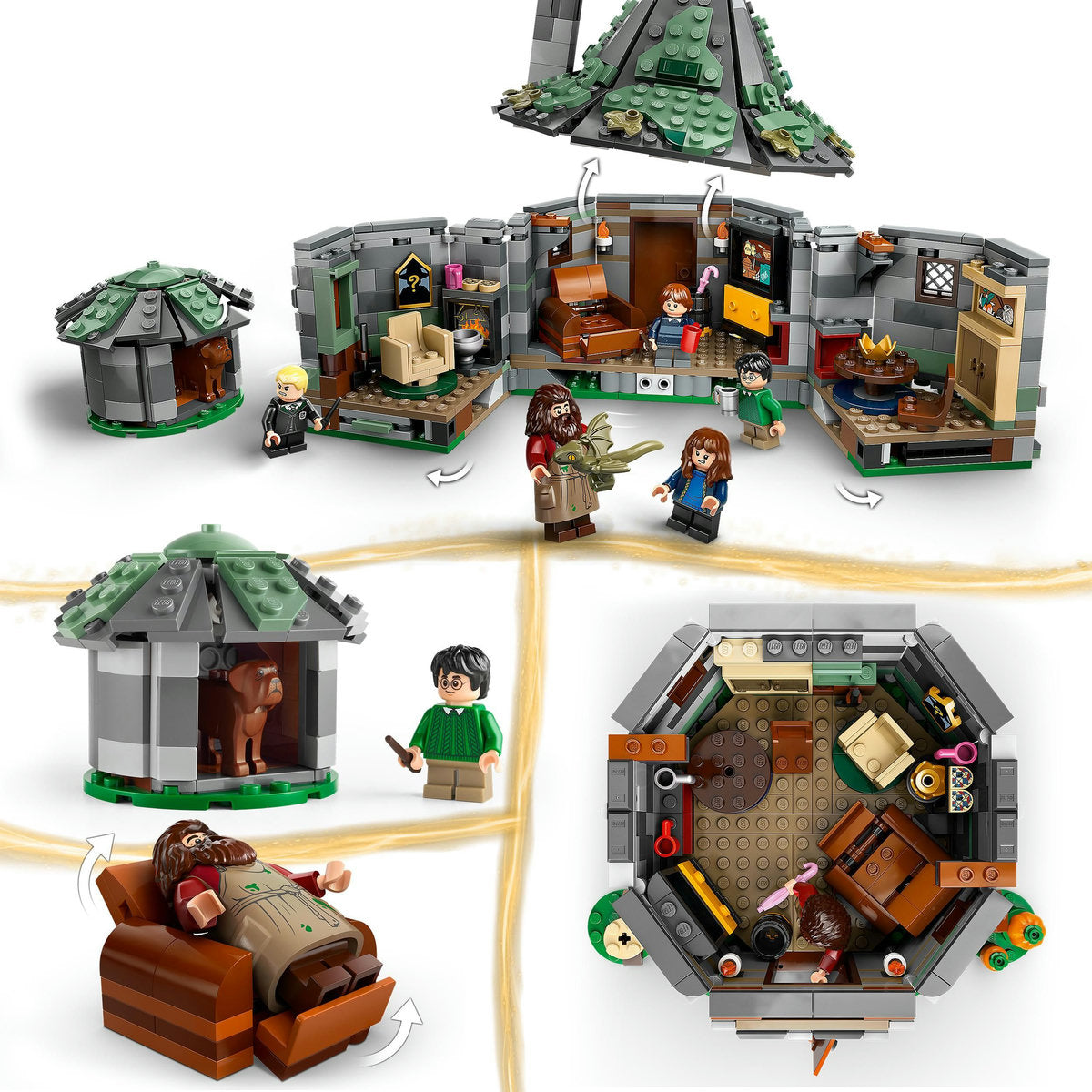 COLIBA LUI HAGRID - LEGO HARRY POTTER (76428)