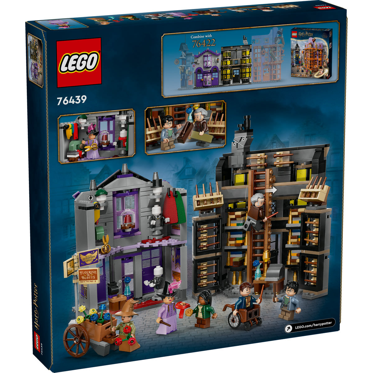 OLLIVANDER SI MAGAZINUL DE HAINE AL LUI MADAM MALKIN - LEGO HARRY POTTER (76439)