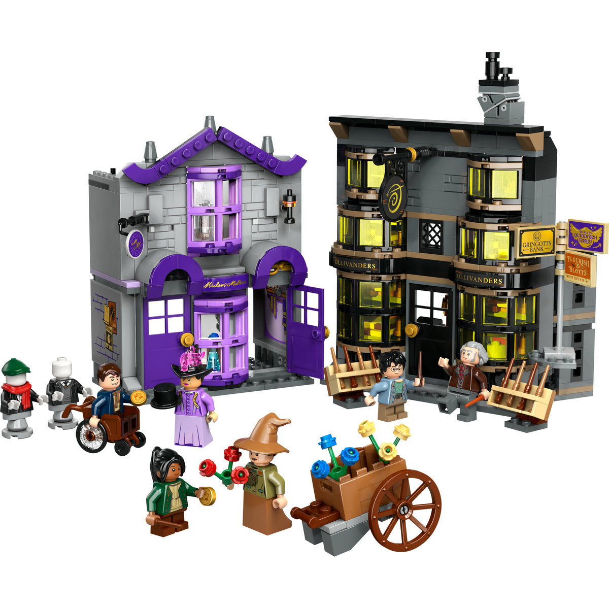 OLLIVANDER SI MAGAZINUL DE HAINE AL LUI MADAM MALKIN - LEGO HARRY POTTER (76439)