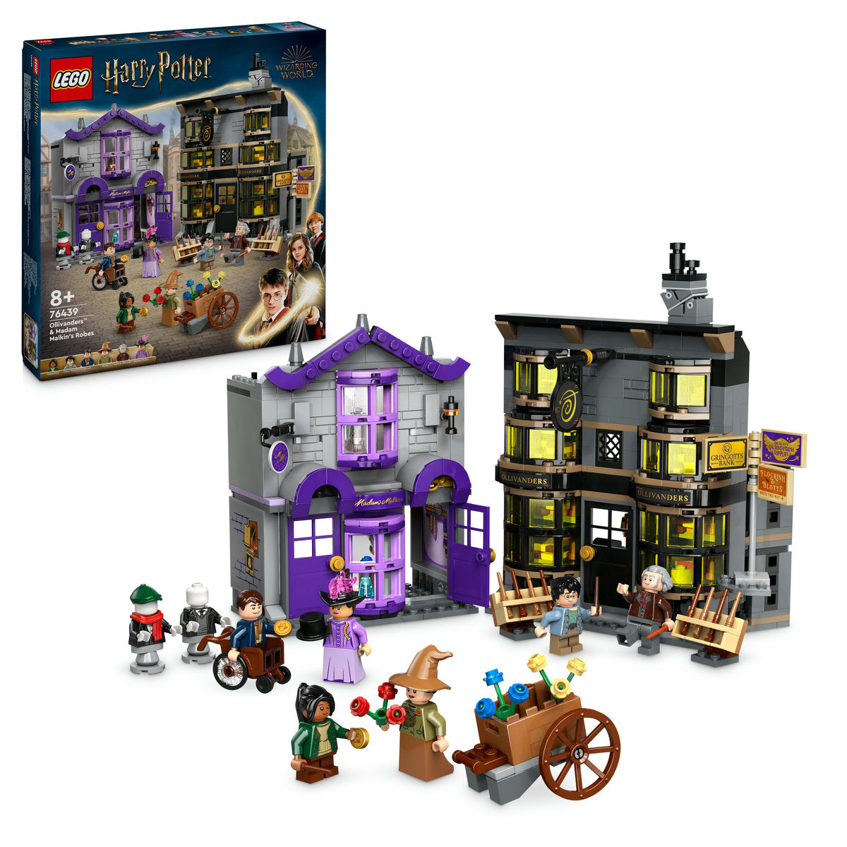 OLLIVANDER SI MAGAZINUL DE HAINE AL LUI MADAM MALKIN - LEGO HARRY POTTER (76439)