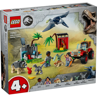 CENTRUL DE SALVARE AL PUILOR DE DINOZAUR - LEGO JURASSIC WORLD (76963)