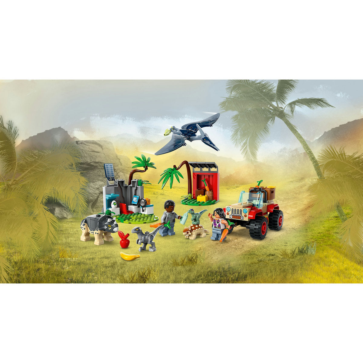 CENTRUL DE SALVARE AL PUILOR DE DINOZAUR - LEGO JURASSIC WORLD (76963)